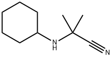 2-(シクロヘキシルアミノ)-2-メチルプロパンニトリル 化学構造式