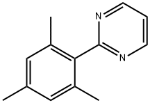 Pyrimidine, 2-(2,4,6-trimethylphenyl)- (9CI) Structure
