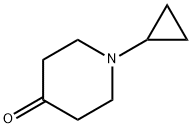 1-シクロプロピリピペリジン-4-オン 化学構造式