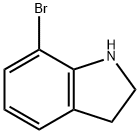 7-ブロモ-2,3-ジヒドロ-1H-インドール 化学構造式