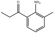 1-(2-氨基-3-甲基苯基)丙-1-酮, 62819-85-6, 结构式