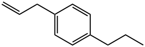 3-(4-N-プロピルフェニル)-1-プロペン 化学構造式