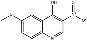 6-METHOXY-3-NITROQUINOLIN-4-OL
 Structure