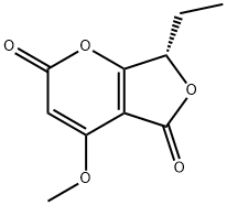 2H-Furo[3,4-b]pyran-2,5(7H)-dione,7-ethyl-4-methoxy-,(7S)-(9CI) Structure