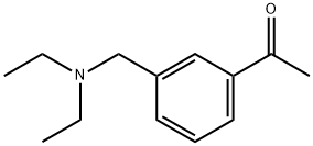 1-(3-DIETHYLAMINOMETHYL-PHENYL)-ETHANONE Structure