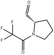2-Pyrrolidinecarboxaldehyde, 1-(trifluoroacetyl)-, (2S)- (9CI) Structure