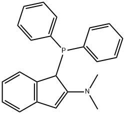 1-二苯基膦基-2-(N,N-二甲基氨基)-1H-茚, 628323-64-8, 结构式