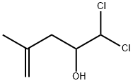 1,1-Dichloro-4-methyl-4-penten-2-ol Struktur
