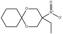 3-Ethyl-3-nitro-1,5-dioxaspiro[5.5]undecane Structure