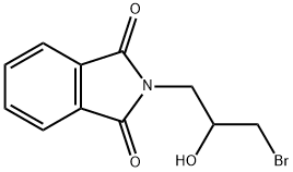 1H-Isoindole-1,3(2H)-dione, 2-(3-bromo-2-hydroxypropyl)- Structure