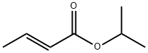 クロトン酸イソプロピル 化学構造式