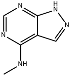 1H-Pyrazolo[3,4-d]pyrimidin-4-amine, N-methyl- (9CI) Structure