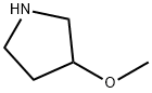 3-メトキシピロリジン HYDROCHLORIDE 化学構造式