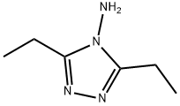 4H-1,2,4-三唑,4-氨基-3,5-二乙基-, 6285-28-5, 结构式