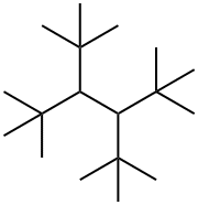 3,4-Bis(1,1-dimethylethyl)-2,2,5,5-tetramethylhexane Struktur
