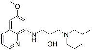 1-(dipropylamino)-3-[(6-methoxyquinolin-8-yl)amino]propan-2-ol Structure