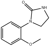 1-(2-甲氧基苯基)咪唑啉-2-酮, 62868-43-3, 结构式