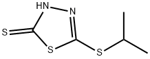 5-乙丙基硫代-1,3,4-噻二唑-2-硫醇 结构式