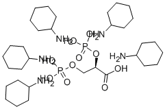 2,3-二磷酸-D-甘油酸 五环己胺盐,62868-79-5,结构式