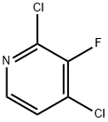 2,4-dichloro-3-fluoropyridine Structure