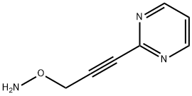 Pyrimidine, 2-[3-(aminooxy)-1-propynyl]- (9CI) Structure