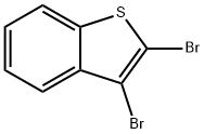 2,3-ジブロモベンゾ[b]チオフェン 化学構造式
