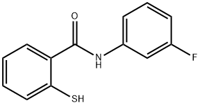 Benzamide, N-(3-fluorophenyl)-2-mercapto- (9CI) Structure