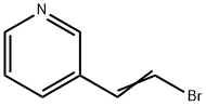 Pyridine, 3-(2-bromoethenyl)- (9CI) Structure