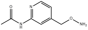 Acetamide,  N-[4-[(aminooxy)methyl]-2-pyridinyl]- Structure