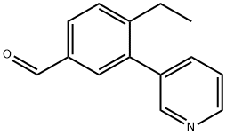 Benzaldehyde, 4-ethyl-3-(3-pyridinyl)- (9CI) Structure