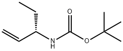 Carbamic acid, [(1S)-1-ethyl-2-propenyl]-, 1,1-dimethylethyl ester (9CI) Struktur