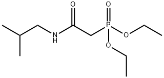 N-ISOBUTYL DIETHYLPHOSPHONOACETAMIDE Struktur