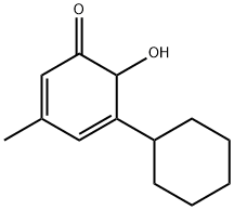 2,4-Cyclohexadien-1-one, 5-cyclohexyl-6-hydroxy-3-methyl- (9CI) Structure