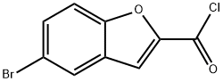 5-ブロモベンゾ[B]フラン-2-カルボニルクロリド 化学構造式