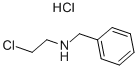 N-BENZYL-2-CHLOROETHANAMINE HYDROCHLORIDE, 6288-63-7, 结构式