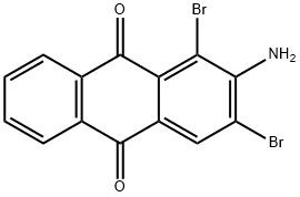 2-amino-1,3-dibromoanthraquinone Struktur