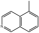 5-メチルイソキノリン 化学構造式