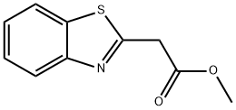 2-Benzothiazoleaceticacid,methylester(9CI) Struktur