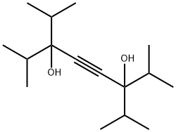 3,6-二异丙基-2,7-二甲基辛基-4-炔-3,6-二醇, 6289-25-4, 结构式