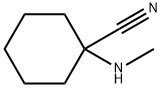 1-(methylamino)-cyclohexanecarbonitril, 6289-40-3, 结构式