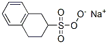 sodium 1,2,3,4-tetrahydro-2-hydroxynaphthalene-2-sulphonate Structure