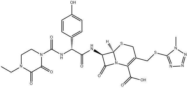 头孢哌酮 结构式