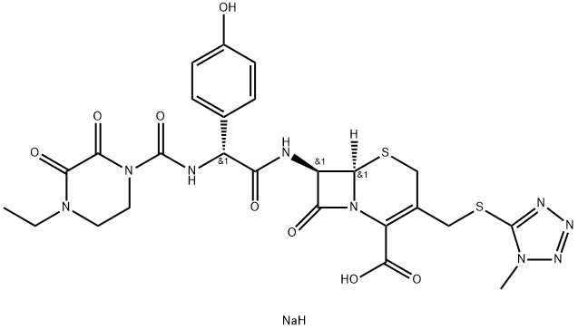 Cefoperazone sodium Structure