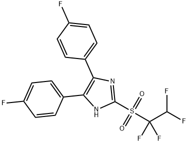 替氟咪唑, 62894-89-7, 结构式