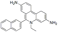 5-ethyl-6-naphthalen-2-yl-phenanthridine-3,8-diamine,62895-24-3,结构式