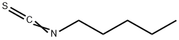 アミルイソチオシアナート 化学構造式