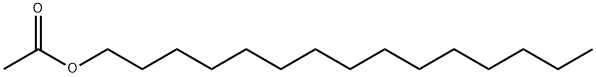 酢酸ペンタデシル 化学構造式