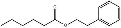 己酸-2-苯乙酯, 6290-37-5, 结构式