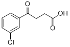 4-(3-氯苯基)-4-氧代丁酸 结构式