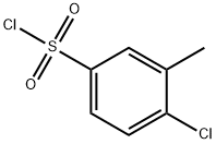 4-CHLORO-3-METHYL-BENZENESULFONYL CHLORIDE Structure